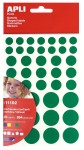 Adesivo rimovibile Apli Gomets - 864 Gomets per co...