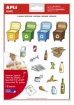 Apli Recycling Theme Stickers - 276 Stickers - Ade...