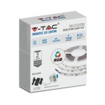 V-TAC Kit per Strip LED SMD5050 10W/m Bobina 5m 60...