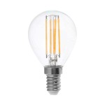 V-TAC Lampadina LED E14 6W 100LM/W P45 Filamento 4...