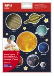 Apli Stickers Tema Sistema Solare - 240 Stickers s...