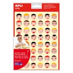 Apli Stickers Emotions - Ø 23 mm e Ø 20 mm - 144...
