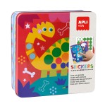 Apli Kids Dino Eraser Set - Include 8 fogli illust...