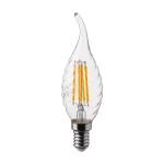V-TAC Lampadina LED E14 4W 100LM/W Candela a Fiamm...