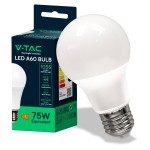 V-TAC Lampadina LED E27 10.5W A60 3000K