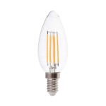 V-TAC Lampadina LED E14 6W 100LM/W Candela Filamen...