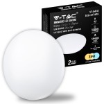 V-TAC Plafoniera LED Rotonda 18W con Interruttore ...
