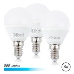 Elbat Pack da 3 Lampadine LED G45 6W - 500LM - Att...