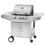 Barbecue a Gas Muvip in Acciaio Inox 4 Fuochi - St...