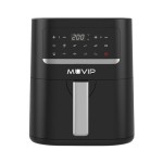 Muvip Friggitrice ad Aria Calda 4.5L 1600W Touch S...