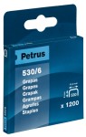 Compra Petrus Scatola da 1200 Graffette in Rame 530/6 per... Petrus Scatola da 1200 Graffette in Rame 530/6 per...