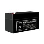 V-TAC Batteria al Piombo Acido 12V 1.3Ah per Allar...
