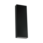 8W Led Wall Light Pc Up & Down Black Body 4000K Ip65