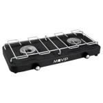 Fornello a Gas Muvip 2 Fuochi con Griglia Removibi...