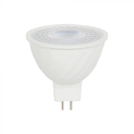 6W Mr16 Ripple Plastic Spotlight 6500K 110'D
