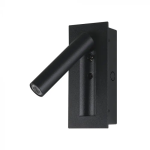 2W Led Bedside Light Aluminum+Pc With Cree Chip 30...