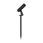 2W Led Spike Light Aluminum 3000K Black Body Ip65 Rd