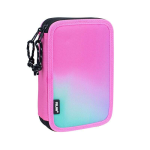 Astuccio portapenne a 2 ripiani Milan Sunset con 2...