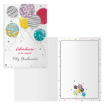 Confezione da 6 biglietti d'auguri per la laurea D...