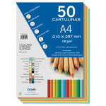 Confezione da 50 cartoncini Dohe A4 da 180 g/m² -...