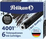 Pelikan 4001 TP/6 Confezione da 6 Cartucce - Inchi...