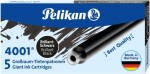 Pelikan 4001 GTP/5 Confezione da 5 Cartucce Lunghe...