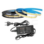 V-TAC Kit Strip LED 512 COB 3000K 12W IP20 DC24V 1...