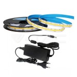 V-TAC Kit Strip LED 420 COB 6400K 10W IP20 DC24V 1...