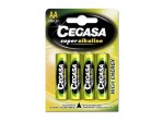 Confezione da 4 batterie Cegasa Super Alcaline AA ...