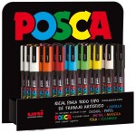 Espositore da 36 pennarelli a vernice Posca PC3M -...