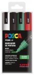 Pennarelli a vernice Posca PC-5M, confezione da 4,...