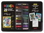 Posca Metal Case con 20 pennarelli a vernice - Col...