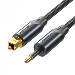 Cavo audio in fibra ottica Vention - 1,5 m - Nero
