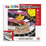 Carioca Velvet Artworks Confezione da 4 Illustrazi...