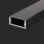 V-TAC Profilo in Alluminio Colore Nero per Strip L...