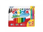 Carioca Jumbo Pack da 12 pennarelli + 2 omaggio - ...