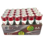 Elbat Confezione da 24 batterie alcaline LR6/AA - ...