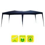 Gazebo pieghevole in acciaio Sungarden 3x6m Blu sc...
