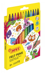 Set di pennarelli Jovi Felt Pen da 12 pezzi - Ampi...