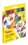 Pennarelli Jovi Felt Pen Confezione da 24 - Ampia ...