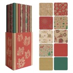 Compra Dohe Christmas Kraft Gift Wrap Display da 50 rotol... Dohe Christmas Kraft Gift Wrap Display da 50 rotol...