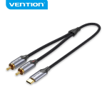 Vention Cable USB-C a 2 RCA - Cancelacion de Ruido...