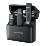 Microfono wireless a clip Vention Levalier USB-C -...