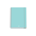 Quaderno a spirale Dohe Serenity A5 100 fogli grig...