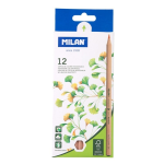 Confezione da 12 matite colorate esagonali Milan -...
