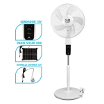 Muvip Ventilador de Pie Solar - 12000mAh - 40cm - ...