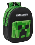 Safta Minecraft Mochila 3D - Asa de Mano - Portabo...
