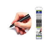 Bismark Confezione da 3 pennarelli calibrati 0,2, ...