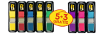 Post-it Index Pack da 8 dispenser con 35 pennarell...