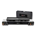 Fornello a gas portatile Muvip a 2 fuochi - Doppio...